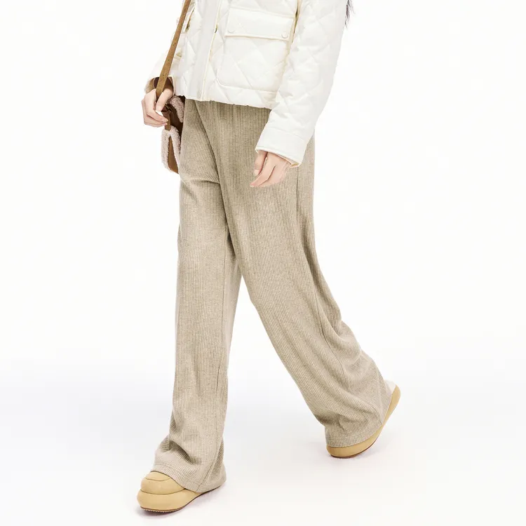 LEDIN Casual Pants Women's Tan-3
