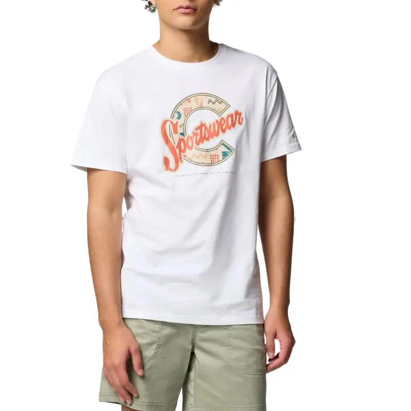 Columbia T Shirts Men White-2