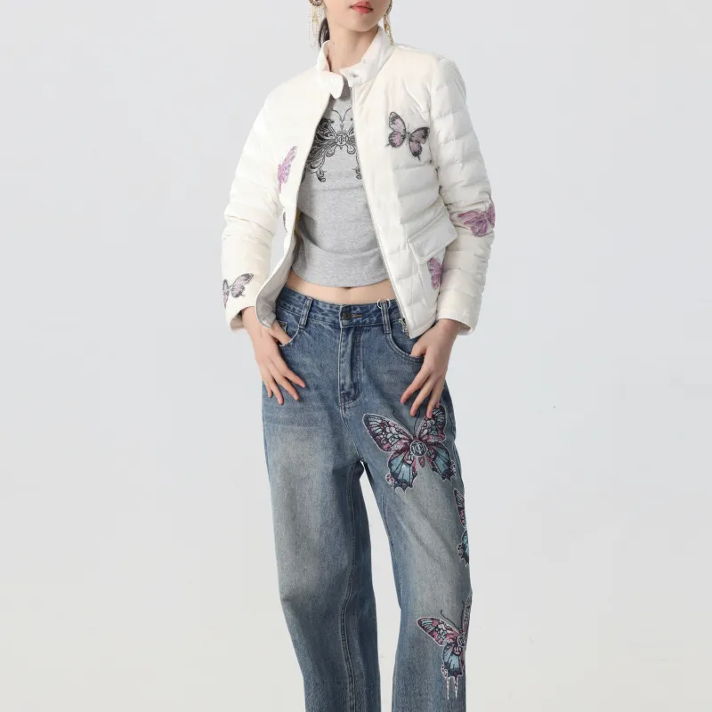 TCH Down Jackets Women's White-2