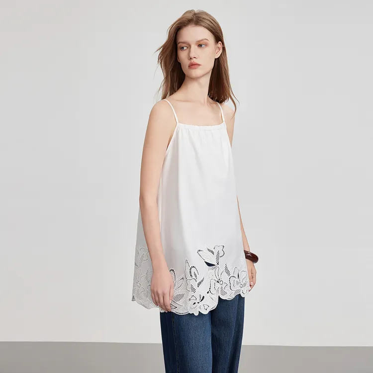 ELLE Shirts Women's White-2