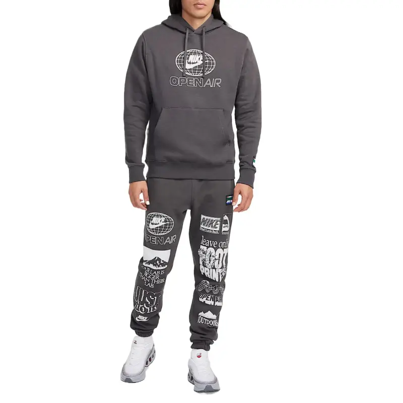 Nike Sportswear Club Sweatshirt Men's Medium Gray-2