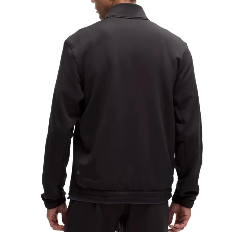 Lululemon Zeroed In Track Jacket Fleece Jackets Coats Men's Black-1
