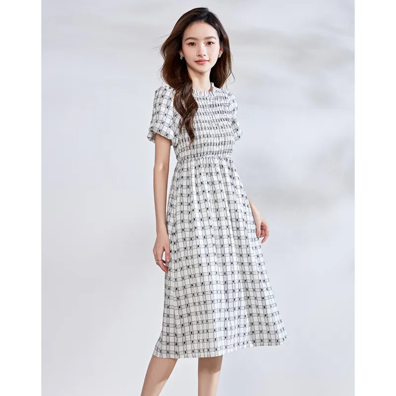Love Elaine Short Sleeved Dress Women's Apricot-4