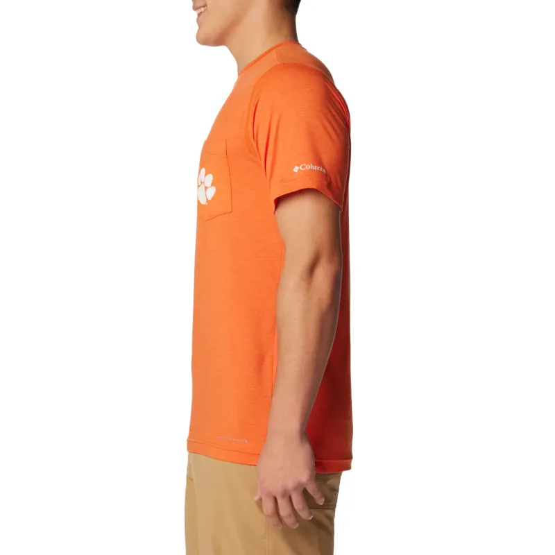 Columbia Collegiate Tech Trail Omni Shade™ Shirt Men's Orange-2