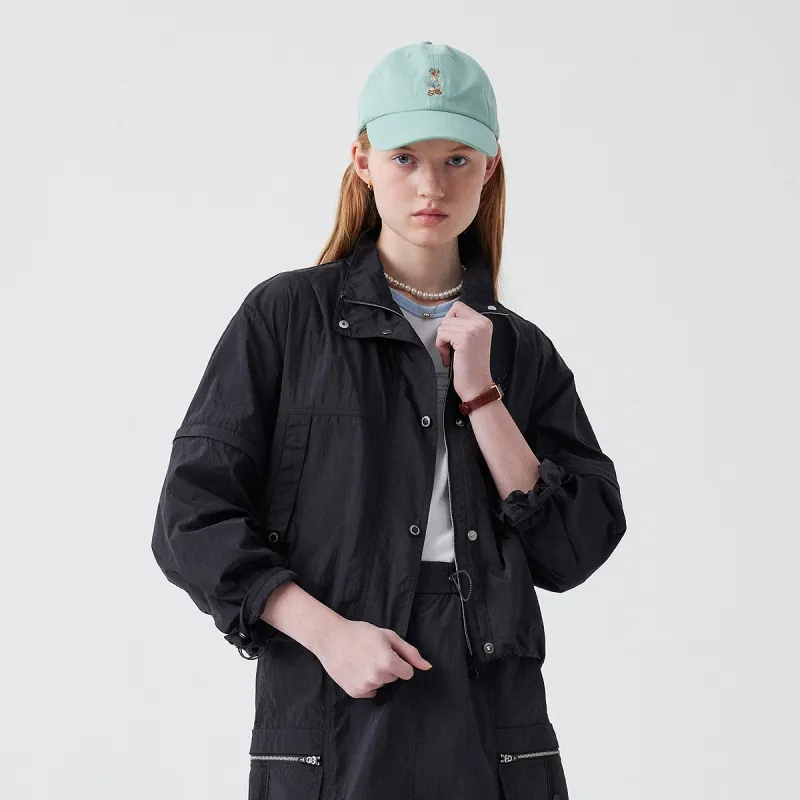Teenie Weenie Cropped Coat Women's Black-1