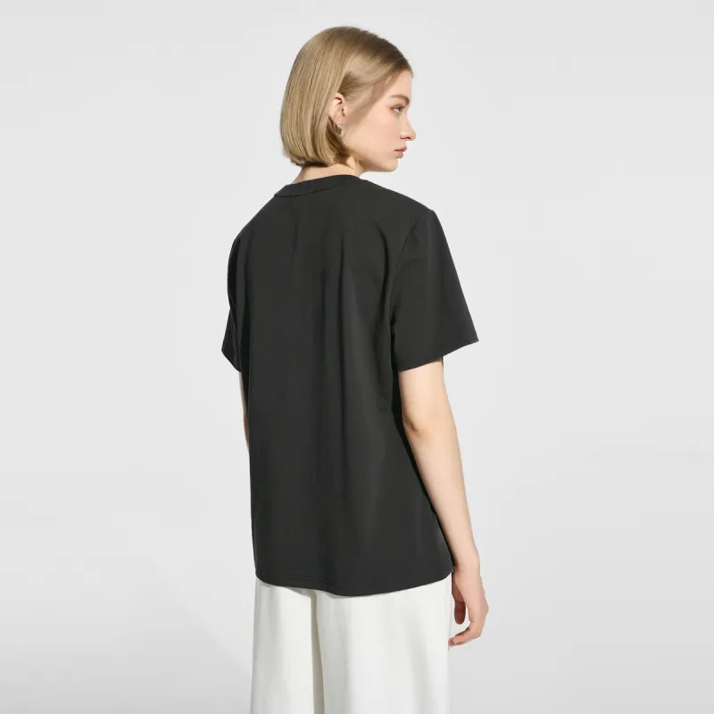 Bethine ['Pineapple' Calm And Unperturbed] T Shirts Women's Dark Gray-5