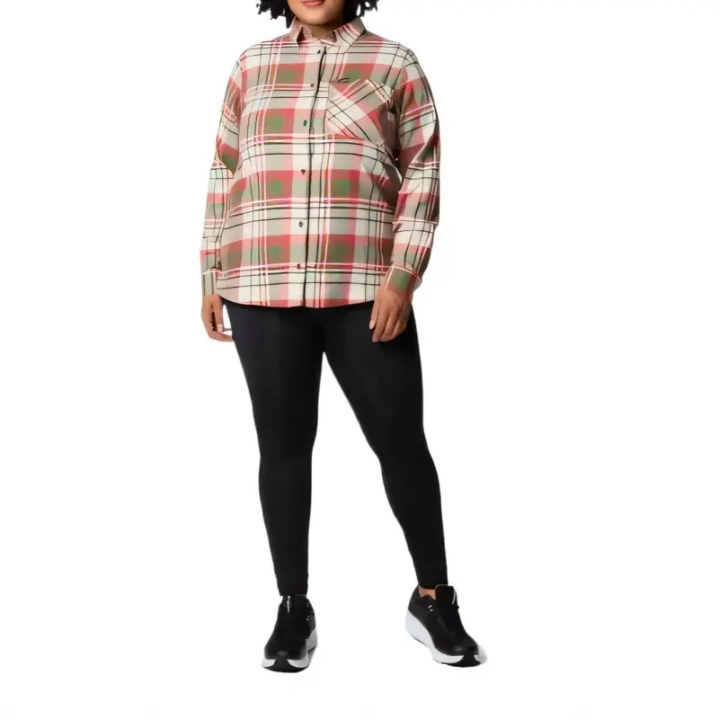 Columbia Calico Basin Shirt Women's Canteen Multicolor Set-4