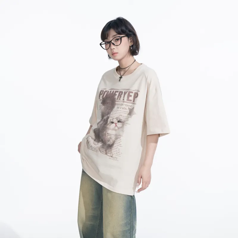 YEP Summer Regular T Shirt Unisex Apricot-3