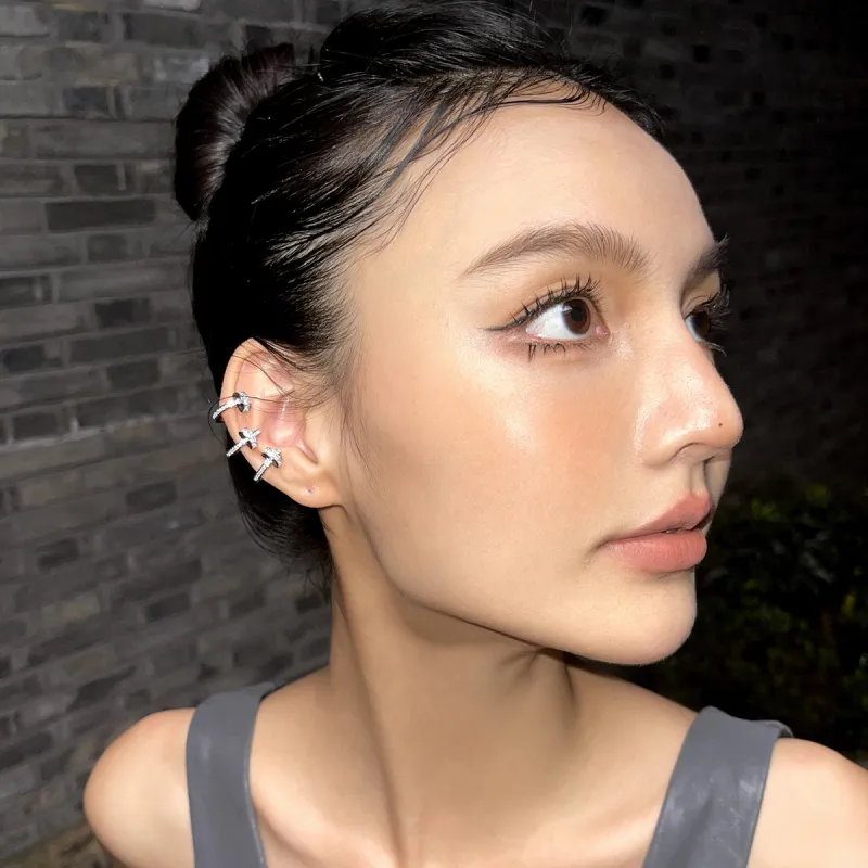 BOONEE ALUS Alloy Clip On Earrings Women's-2