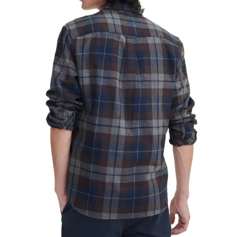 AIGLE Flanel Check Long Sleeve Shirt Men's-10