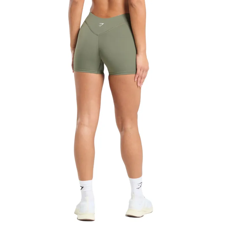 GYMSHARK Sports Shorts Women's Green-1