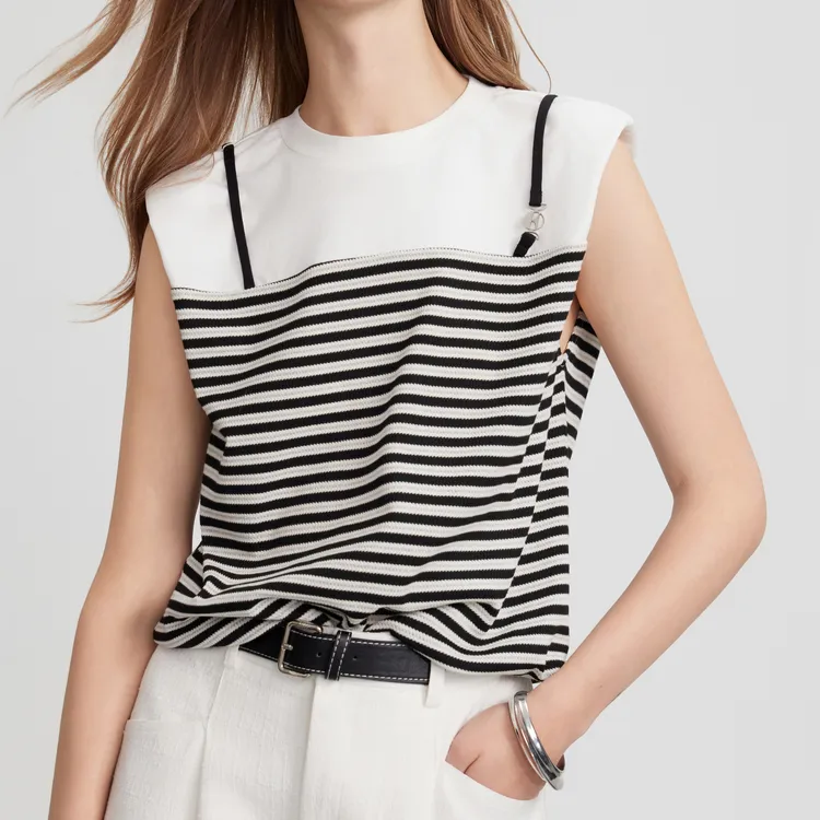 ELLE T Shirts Women's Stripes-4