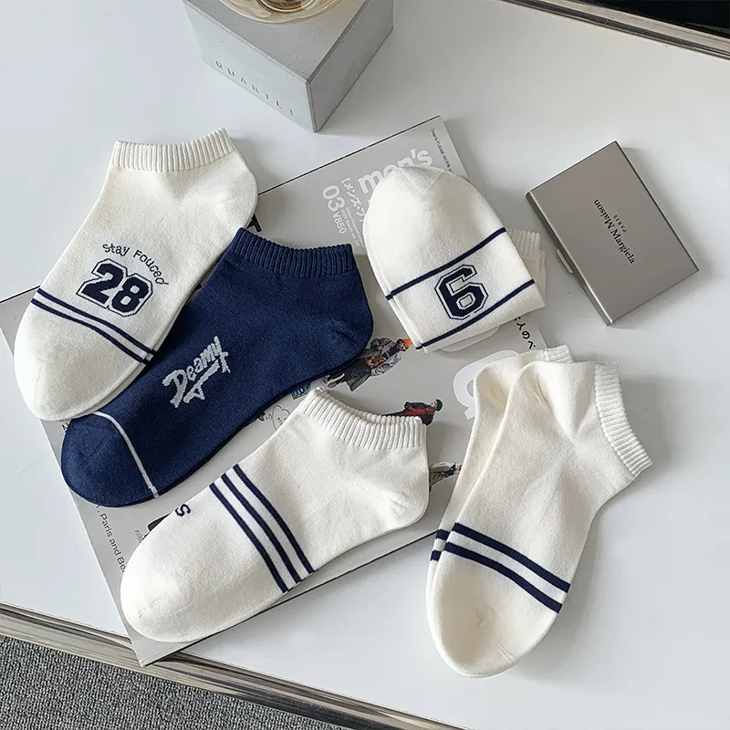 Gentle Welcome No Show Socks Men's 5 Pack-3
