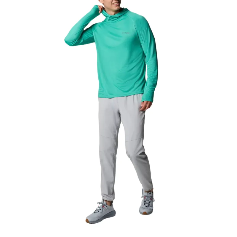 Columbia PFG Solar Stream Sweatshirt Men's Green-3