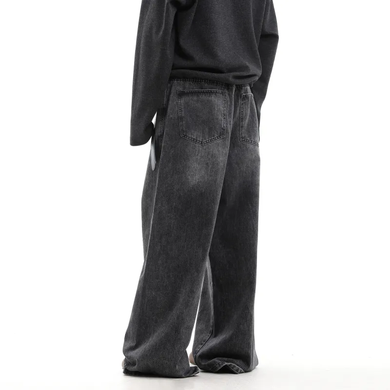 CUWU Jeans Unisex Black Gray Color-5