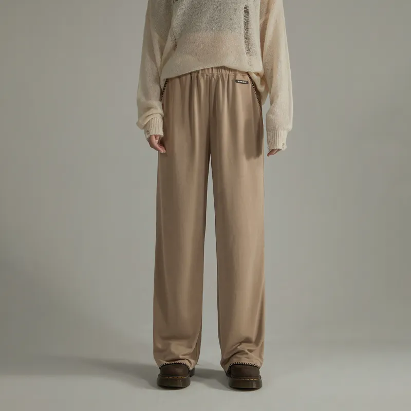 NO ONE ELSE Casual Pants Women's Khaki-2