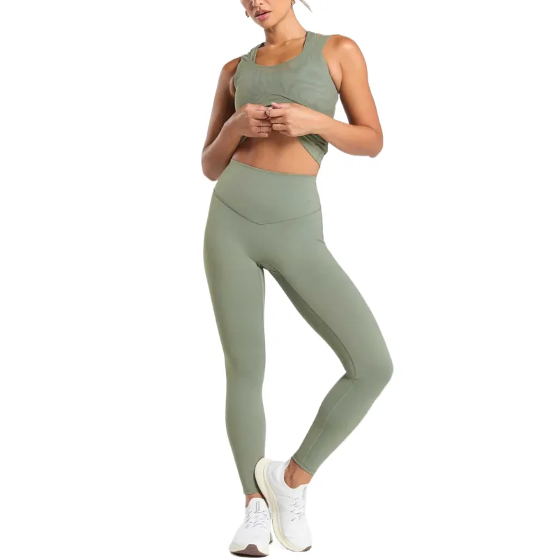 GYMSHARK Yoga Tank Top Women's Green Unit-3