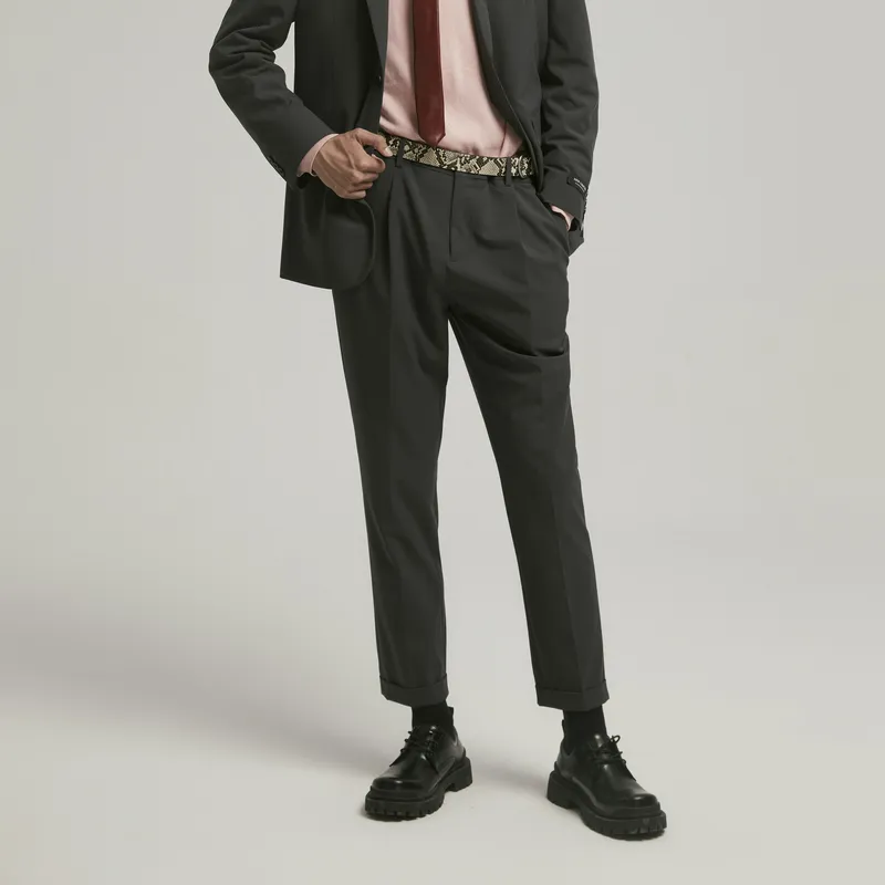GXG Suit Trouser Men's Gray Blue-2