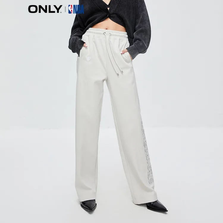 Nba X ONLY NBA Casual Pants Women's E10 Seaweed Green Color-3