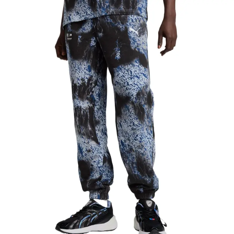 PUMA Bmw MmsAOP Casual Pants Men's Black-2