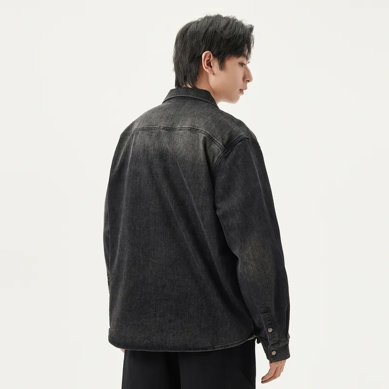 Gxg Jeans Jackets Coats Men's Black-4