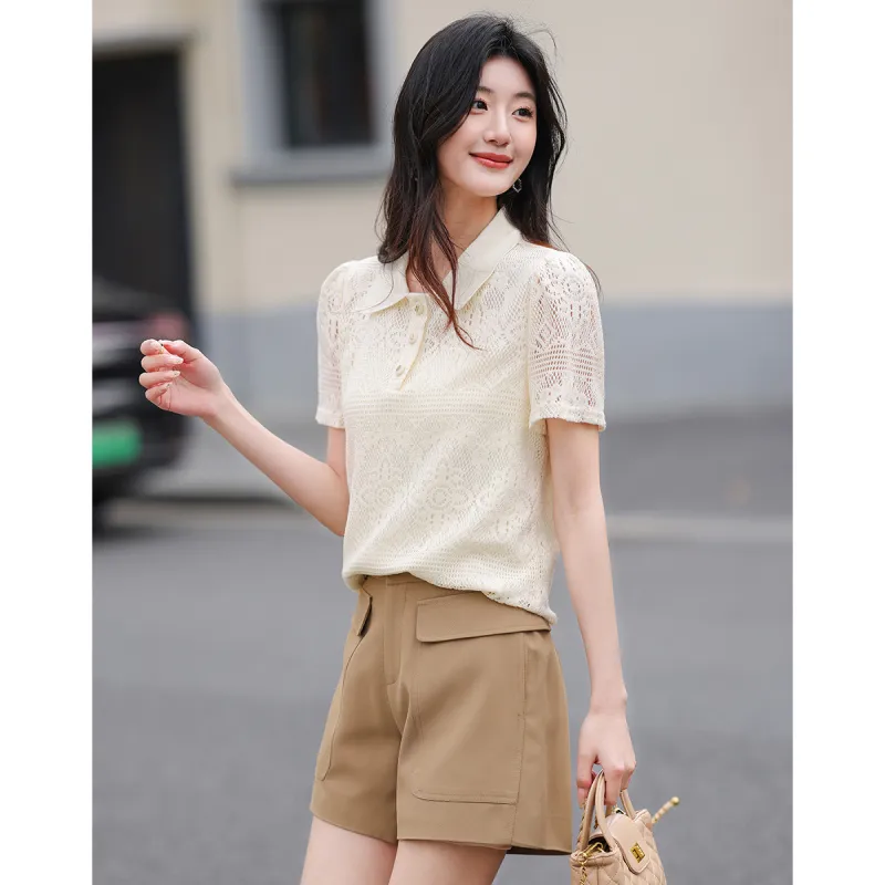 Like The Age Of Water Shirt Women's Apricot-3