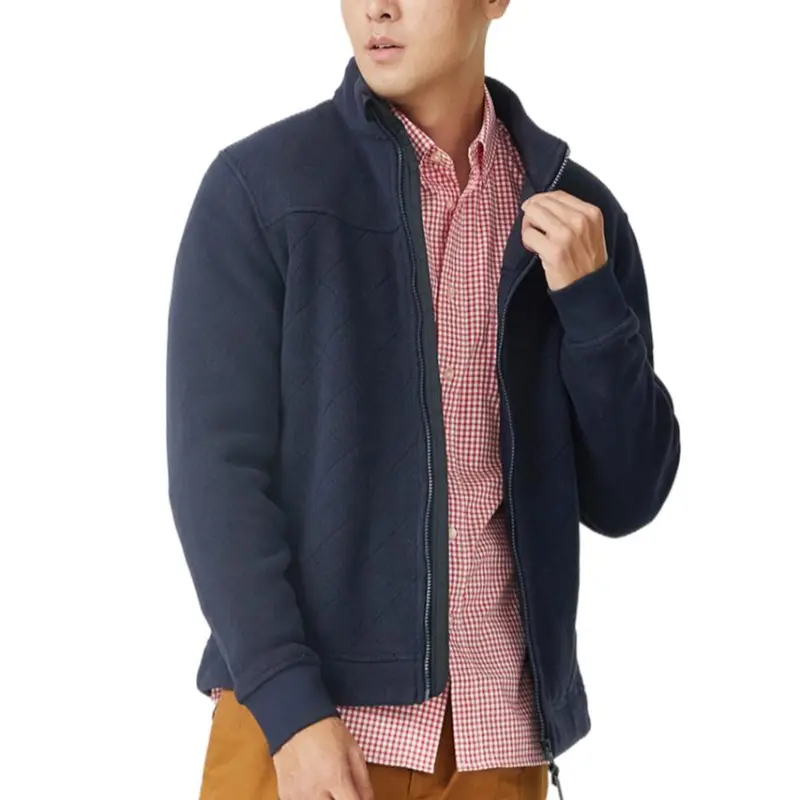AIGLE CADIOPE Velvet-feel Coat Men's-6