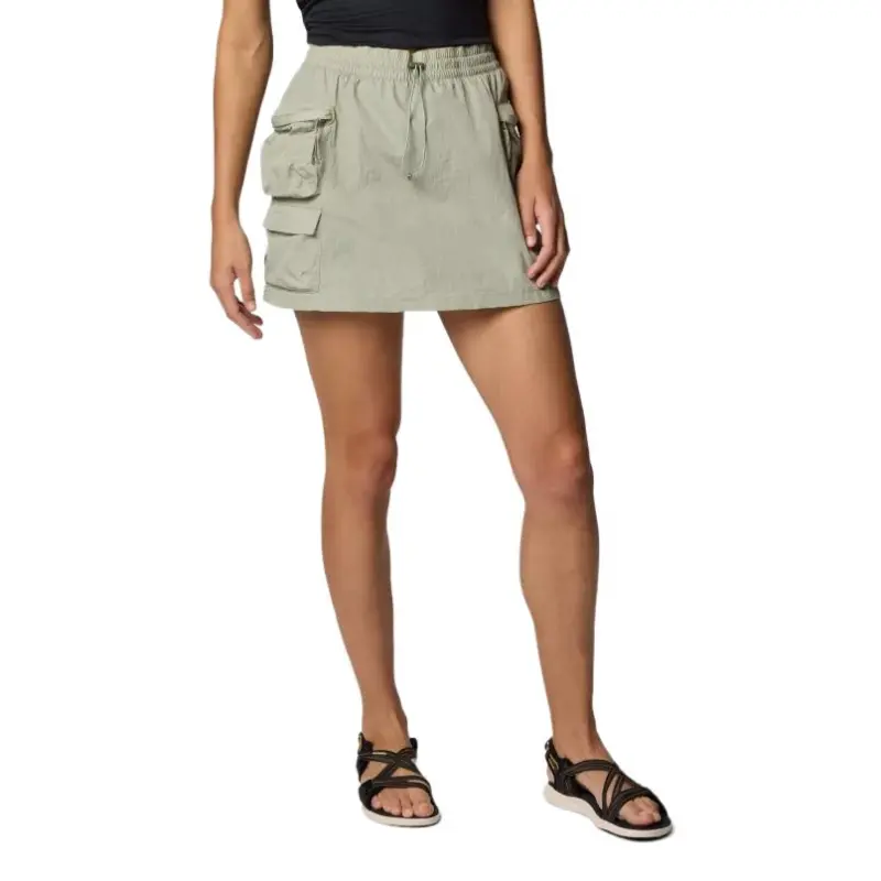 Columbia Cargo Short Skirts Women's Stone Green-2