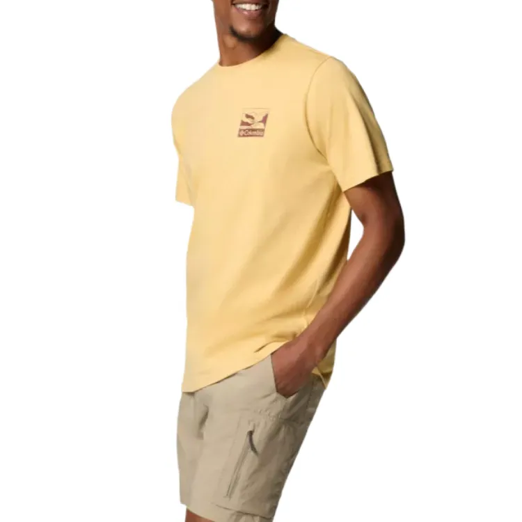 Columbia Explorers Canyon Back Graphic T Shirt Cotton T Shirt Men's-2
