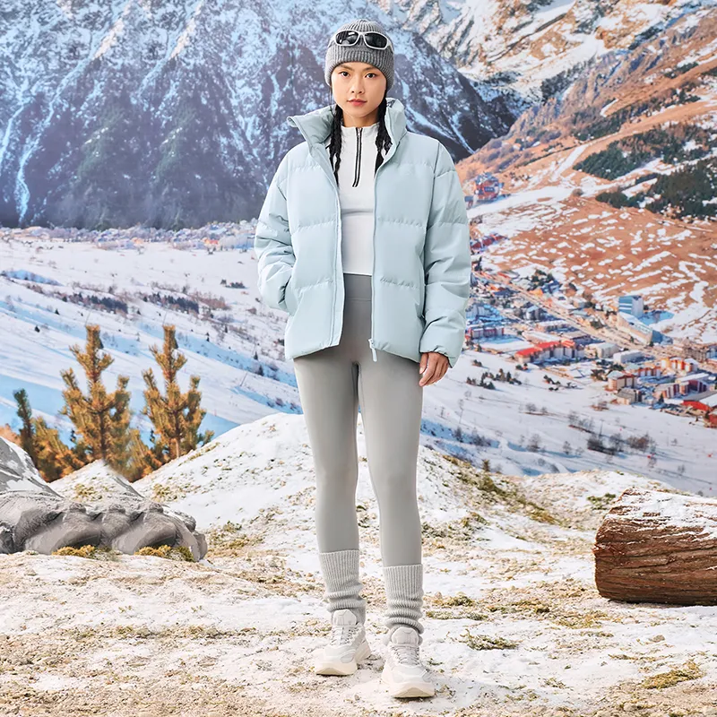 XTEP Down Jacket Unisex Sky Gray-5