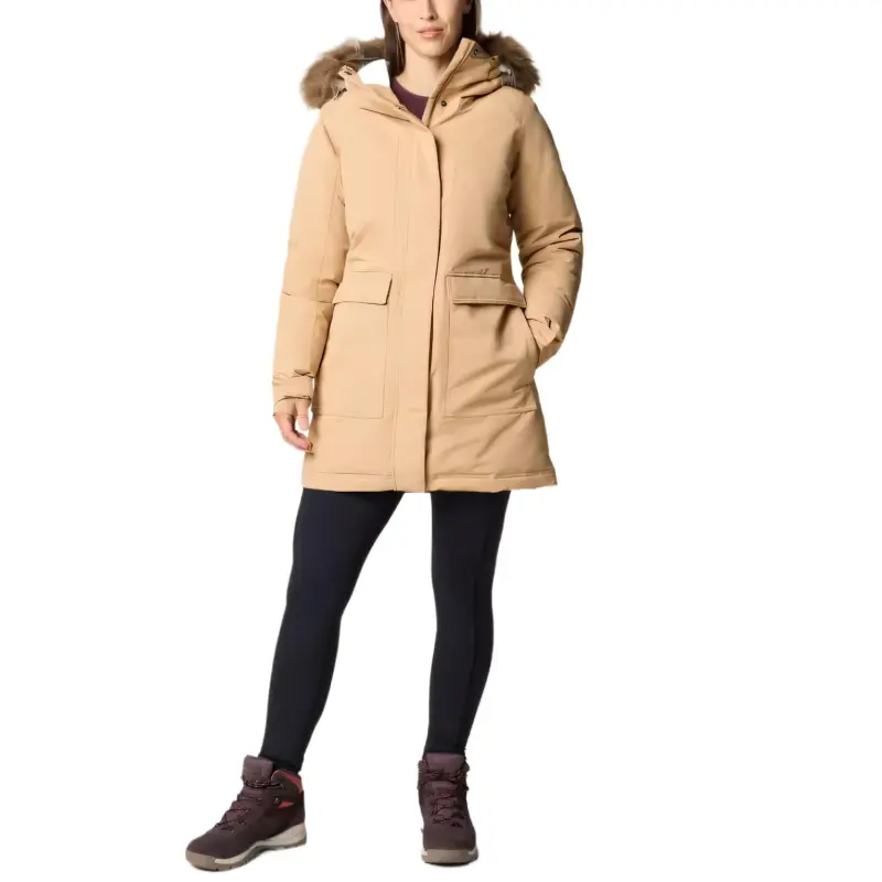 Columbia Little Si Coats Women's Khaki-3