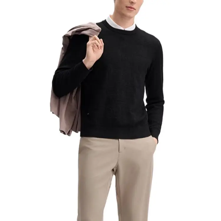 FILA Sweaters Men Jet Black-4