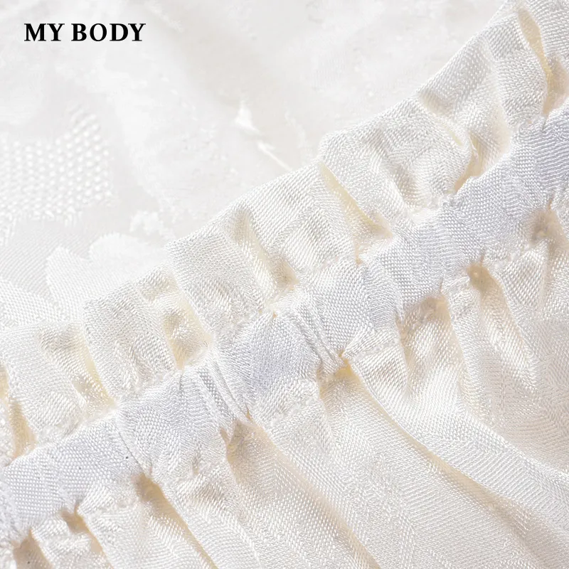 MY BODY Pajama Set Women's White-4