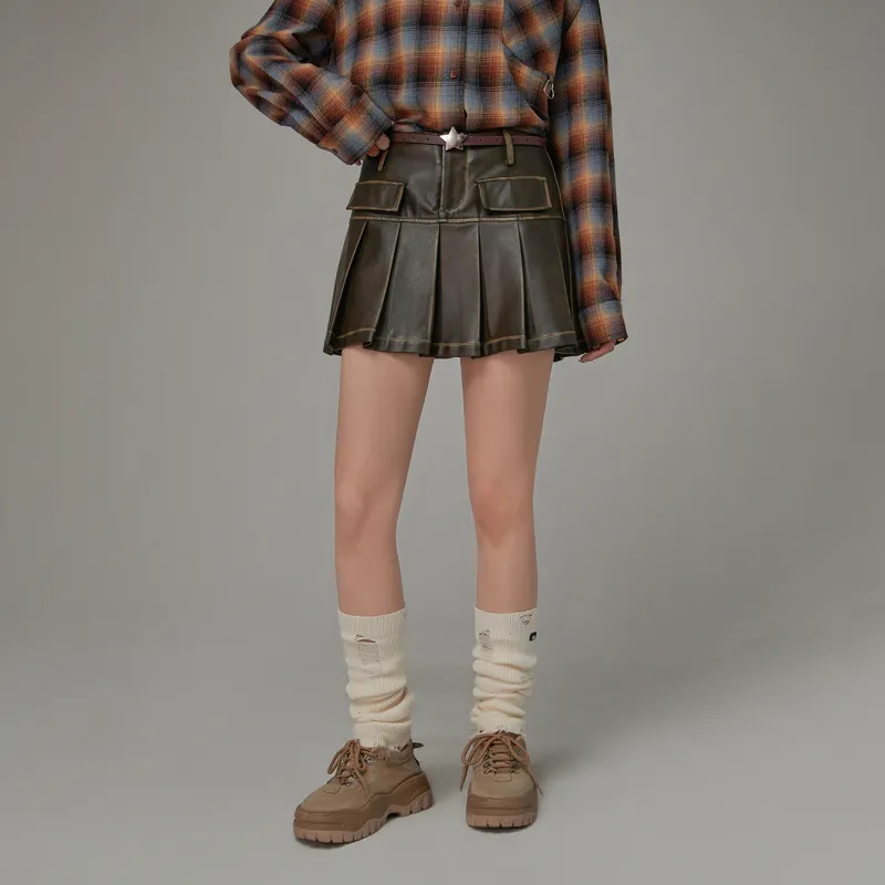 CHUU Casual Short Skirts Women's-7