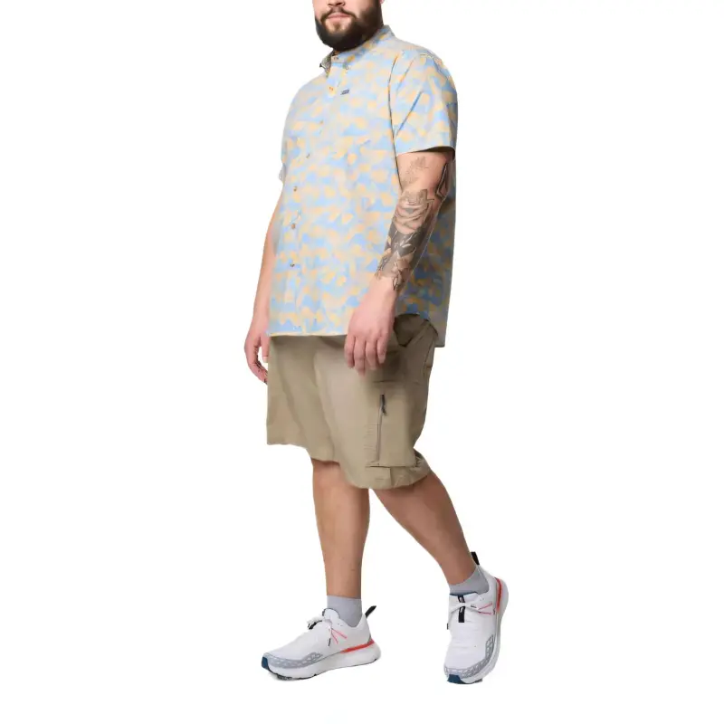 Columbia Rapid Rivers Shirt Men's Ripple Blue-3