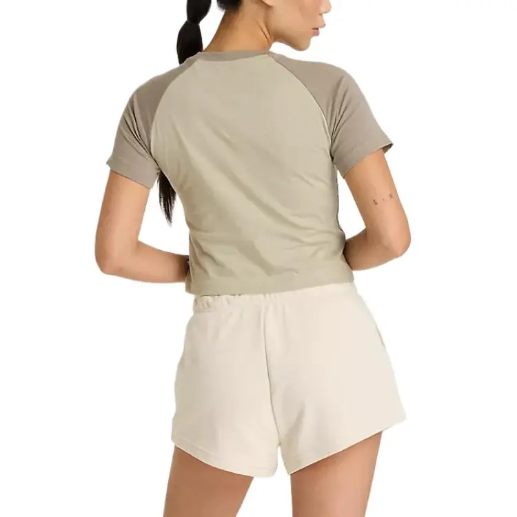 New Balance Raglan Sleeve T Shirt Women's Green-1