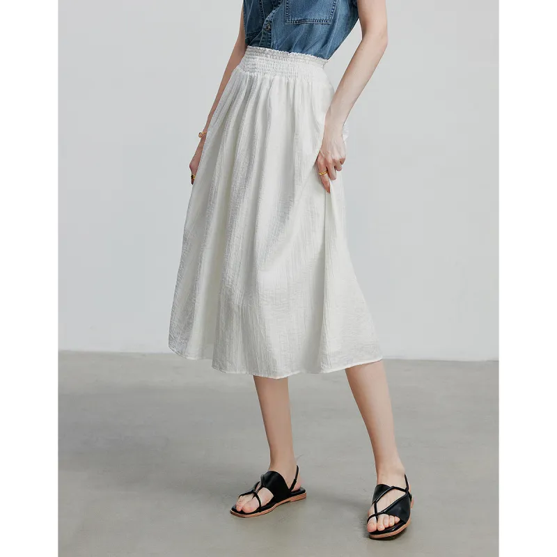 Initial Language Casual Long Skirts Women's-7