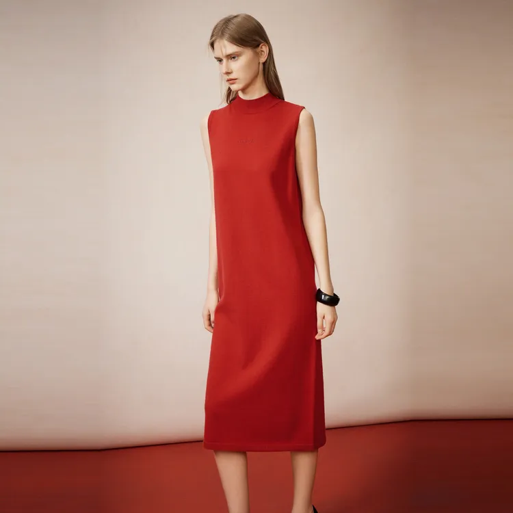 ELLE Sleeveless Dresses Women's-4
