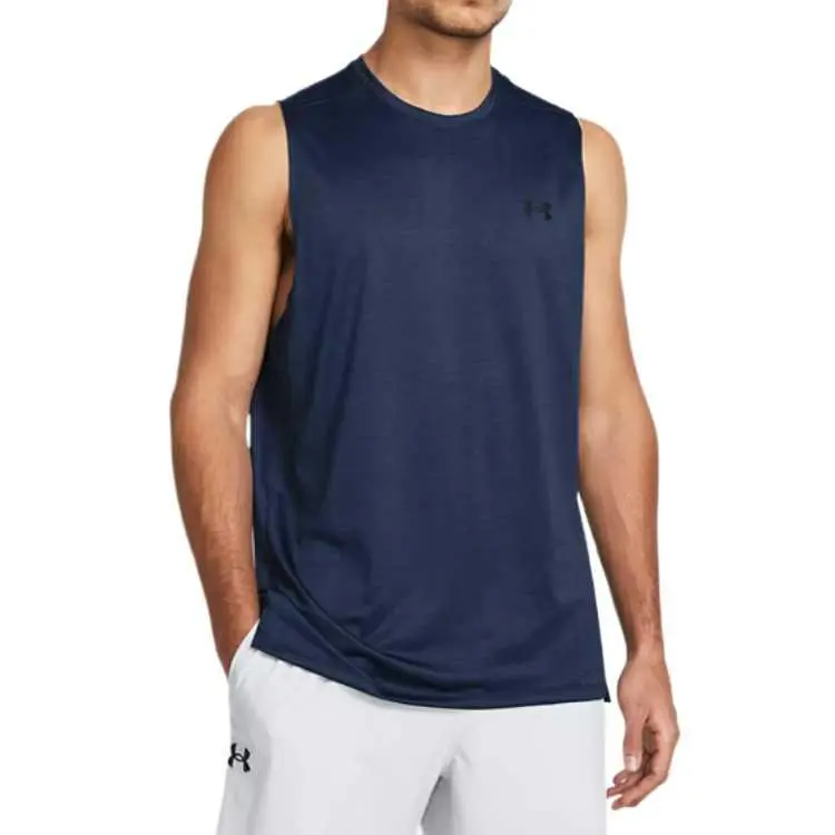 Under Armour Tech Tank Top Men's Dark Blue-2