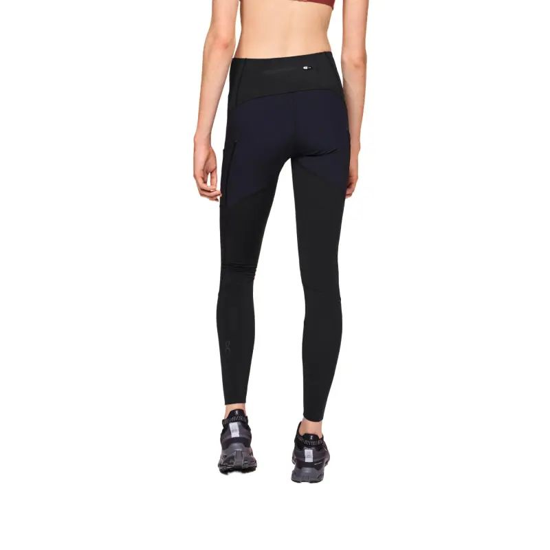 On Trek Tight Sports Pants Women's Black-1