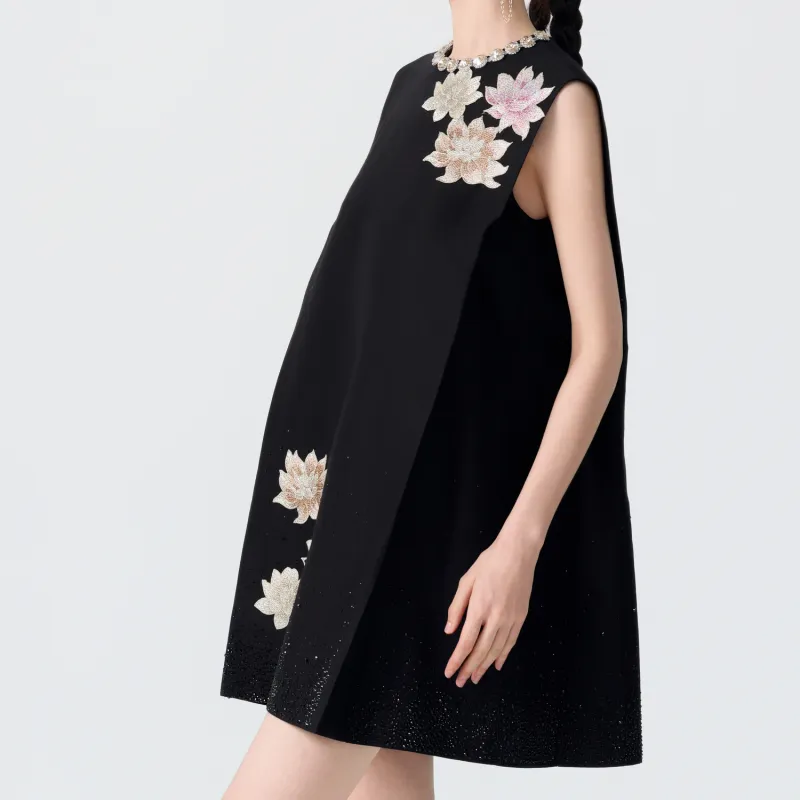TCH Sleeveless Dress Women's Black-4