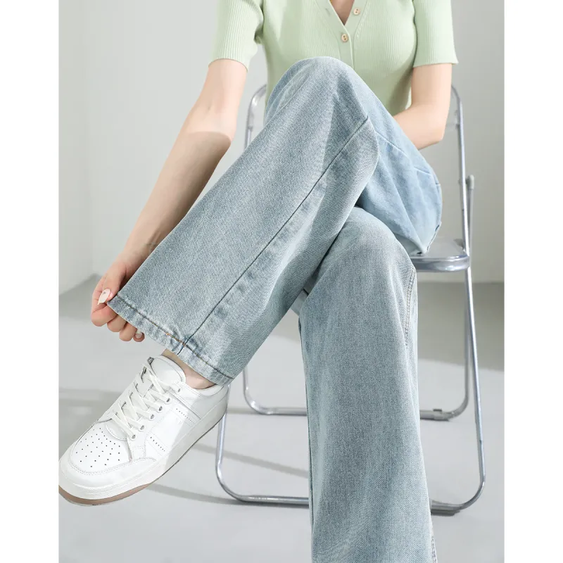 TERRE BLEUE Spring, Summer, Fall Jeans Loose Fit Women's-8