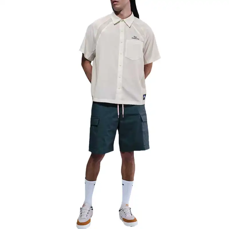 Nike Sb Dri FIT Woven Short Sleeve Bowler Shirt-6