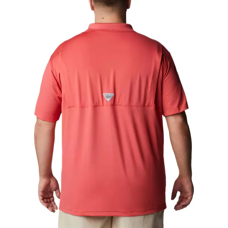 Columbia Offshore Polo Shirt Men's Sunset Red-1