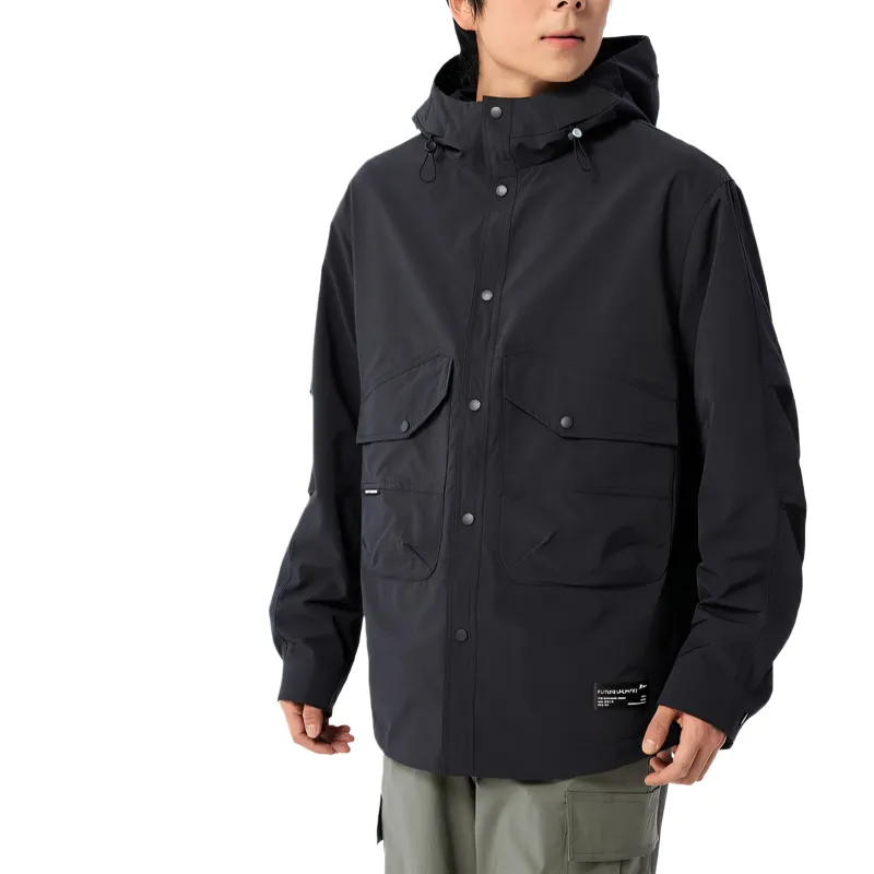 XTEP SS25 Jacket Men's Jet Black-2