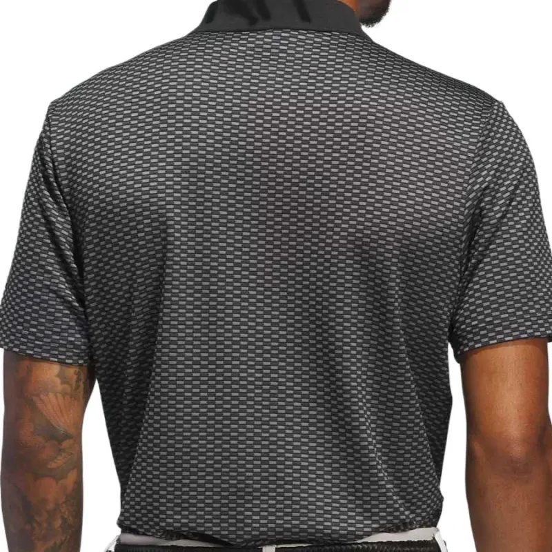 Adidas BEYOND TEXTURED POLO SHIRT Polo Shirt Men's Black-3