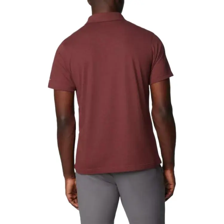 Columbia Thistletown Hills Polo Shirt Men's Dark Red-1