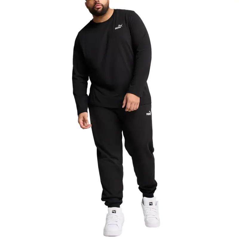 PUMA Camiseta De Manga Larga Para Hombre Logotipo Essentials No. 1-3