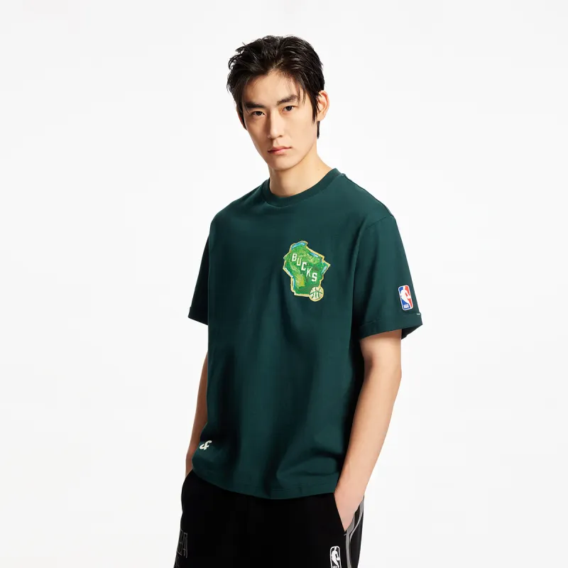 JACK JONES· T Shirt Men's E53 Dark Green-5
