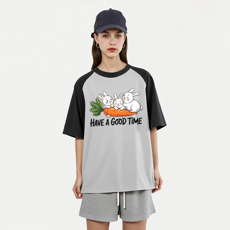 FAIRWHALE Drop Shoulder Sleeve T Shirt Women's-2